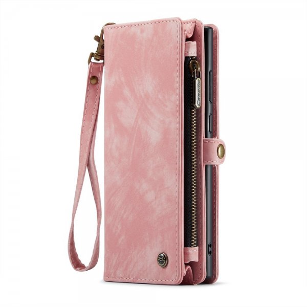 CaseMe Samsung Galaxy S23 Ultra Kotelo 008 Series Irrotettava Kuori Pinkki
