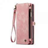 CaseMe Samsung Galaxy S23 Ultra Kotelo 008 Series Irrotettava Kuori Pinkki