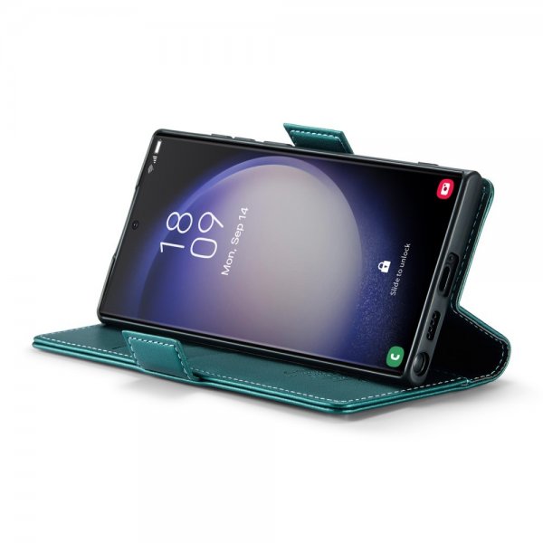 CaseMe Samsung Galaxy S23 Ultra -kotelo 023 Series Vihreä