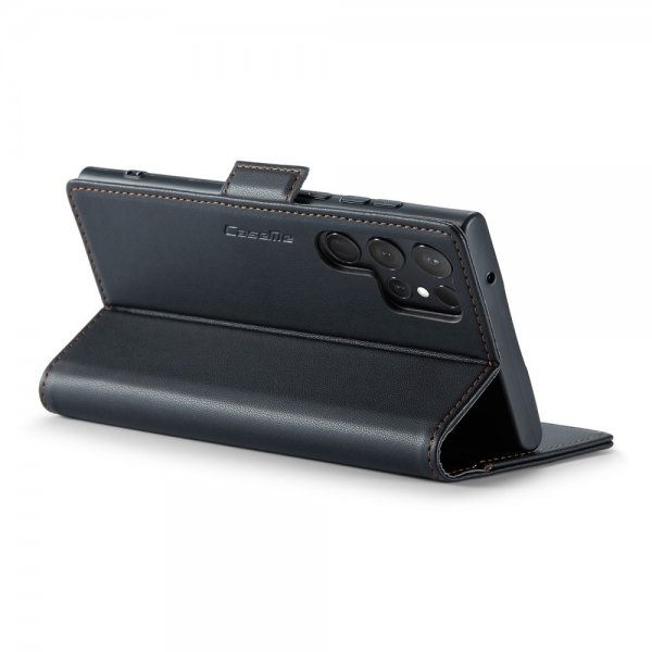 CaseMe Samsung Galaxy S23 Ultra Kotelo 023 Series Musta
