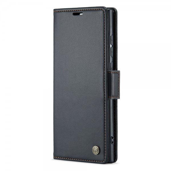 CaseMe Samsung Galaxy S23 Ultra Kotelo 023 Series Musta