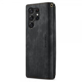 CaseMe Samsung Galaxy S23 Ultra Kotelo C30 -sarja Musta