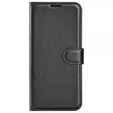 Nordic Covers Samsung Galaxy S23 Ultra Litchi Raven Black -suojakotelo