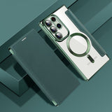 Samsung Galaxy S23 Ultra Kotelo MagSafe Vihreä