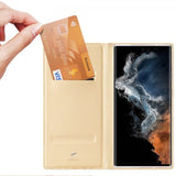 Dux Ducis Samsung Galaxy S23 Ultra Kotelo Skin Pro Series Kulta