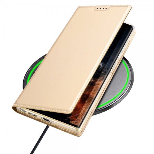 Dux Ducis Samsung Galaxy S23 Ultra Kotelo Skin Pro Series Kulta
