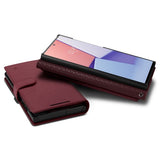Spigen Samsung Galaxy S23 Ultra Kotelo Wallet S Plus Burgundy