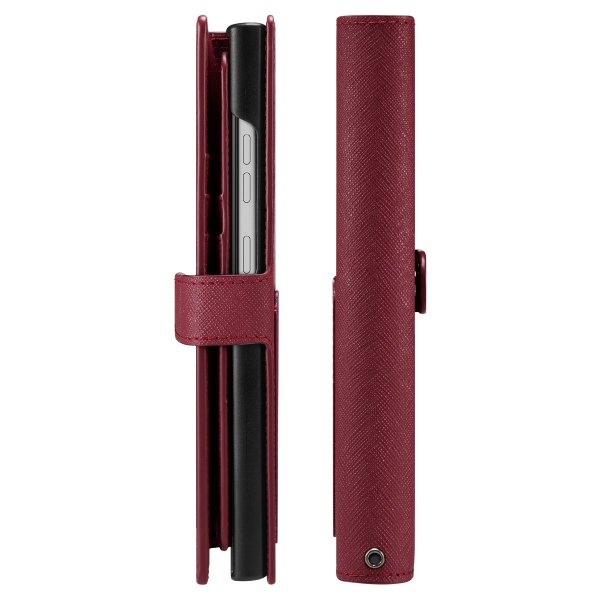 Spigen Samsung Galaxy S23 Ultra Kotelo Wallet S Plus Burgundy