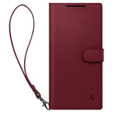 Spigen Samsung Galaxy S23 Ultra Kotelo Wallet S Plus Burgundy