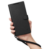 Spigen Samsung Galaxy S23 Ultra Wallet S Plus -kotelo, musta