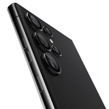 Spigen Samsung Galaxy S23 Ultra Kameran suoja GLAS.tR EZ Fit Optik Pro Musta 2-pakkaus