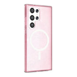 Samsung Galaxy S23 Ultra Glitter MagSafe -kuori Ruusukulta