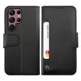 Rvelon Samsung Galaxy S23 Ultra Flip-suojakotelo korttipaikalla, musta