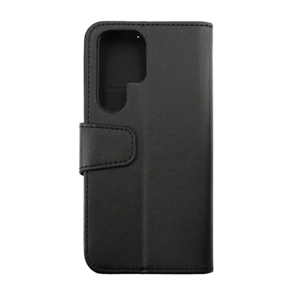 Rvelon Samsung Galaxy S23 Ultra Flip-suojakotelo korttipaikalla, musta