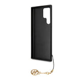 Guess Samsung Galaxy S23 Ultra -suojakuori 4G Charms, ruskea