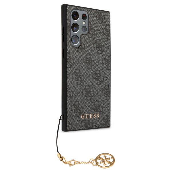 Guess Samsung Galaxy S23 Ultra Kuori 4G Charms Harmaa