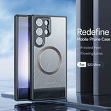 Dux Ducis Samsung Galaxy S23 Ultra Suojakuori Aimo-sarja MagSafe Musta