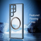 Dux Ducis Samsung Galaxy S23 Ultra Suojakuori Aimo-sarja MagSafe Musta