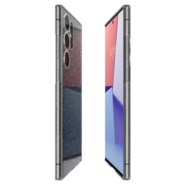 Spigen Samsung Galaxy S23 Ultra Air Skin Glitter Crystal Quartz -kuori