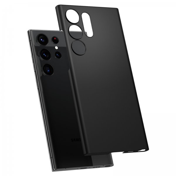 Spigen Samsung Galaxy S23 Ultra AirSkin -suojakuori, musta