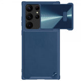 Nillkin Samsung Galaxy S23 Ultra Kuori CamShield Leather Sininen