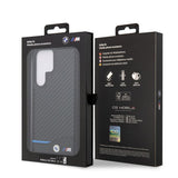 BMW Samsung Galaxy S23 Ultra Suojakuori Carbon & Stripe Musta