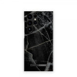 Ideal of Sweden Samsung Galaxy S23 Ultra Kuori Fashion Case Black Thunder Marble