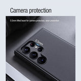 Nillkin Samsung Galaxy S23 Ultra Kuori Super Frosted Shield Pro MagSafe Musta