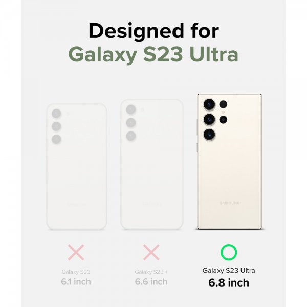 Ringke Samsung Galaxy S23 Ultra Kuori Fusion Card Clear