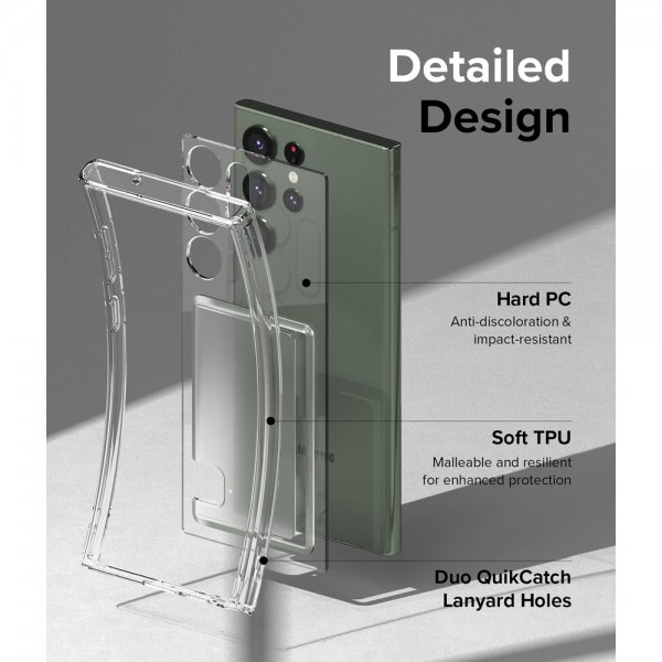 Ringke Samsung Galaxy S23 Ultra Kuori Fusion Card Clear
