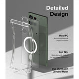 Ringke Samsung Galaxy S23 Ultra -suojakuori Fusion Magnetic Matte Clear