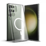 Ringke Samsung Galaxy S23 Ultra -suojakuori Fusion Magnetic Matte Clear