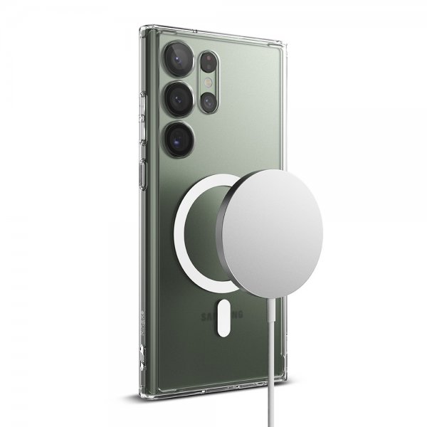Ringke Samsung Galaxy S23 Ultra -suojakuori Fusion Magnetic Matte Clear