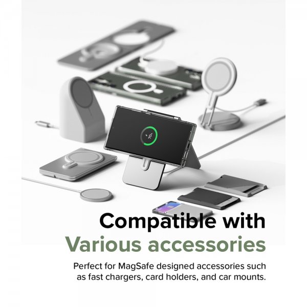 Ringke Samsung Galaxy S23 Ultra -suojakuori Fusion Magnetic Matte Clear