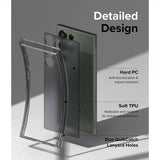 Ringke Samsung Galaxy S23 Ultra Kuori Fusion Matte Smoke Black