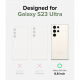 Ringke Samsung Galaxy S23 Ultra Kuori Fusion Matte Smoke Black