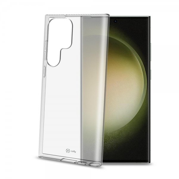Celly Samsung Galaxy S23 Ultra -suojakuori GELSKIN Transparent