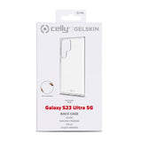 Celly Samsung Galaxy S23 Ultra -suojakuori GELSKIN Transparent