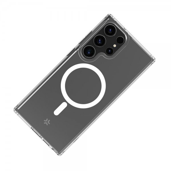 Celly Samsung Galaxy S23 Ultra -suojakuori GELSKINMAG MagSafe Läpinäkyvä