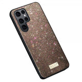 Sulada Samsung Galaxy S23 Ultra Glitter Ruusukultainen Kuori