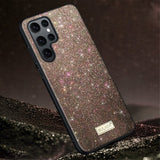 Sulada Samsung Galaxy S23 Ultra Glitter Ruusukultainen Kuori