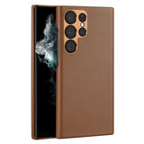 Dux Ducis Samsung Galaxy S23 Ultra Suojakuori Grit Series Ruskea