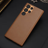 Dux Ducis Samsung Galaxy S23 Ultra Suojakuori Grit Series Ruskea