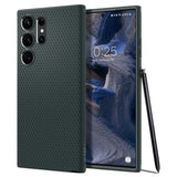 Spigen Samsung Galaxy S23 Ultra -suojakuori Liquid Air Abyss Green