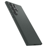 Spigen Samsung Galaxy S23 Ultra -suojakuori Liquid Air Abyss Green