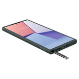 Spigen Samsung Galaxy S23 Ultra -suojakuori Liquid Air Abyss Green