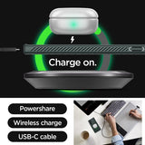 Spigen Samsung Galaxy S23 Ultra -suojakuori Liquid Air Abyss Green