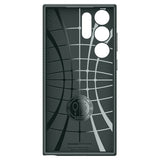 Spigen Samsung Galaxy S23 Ultra -suojakuori Liquid Air Abyss Green