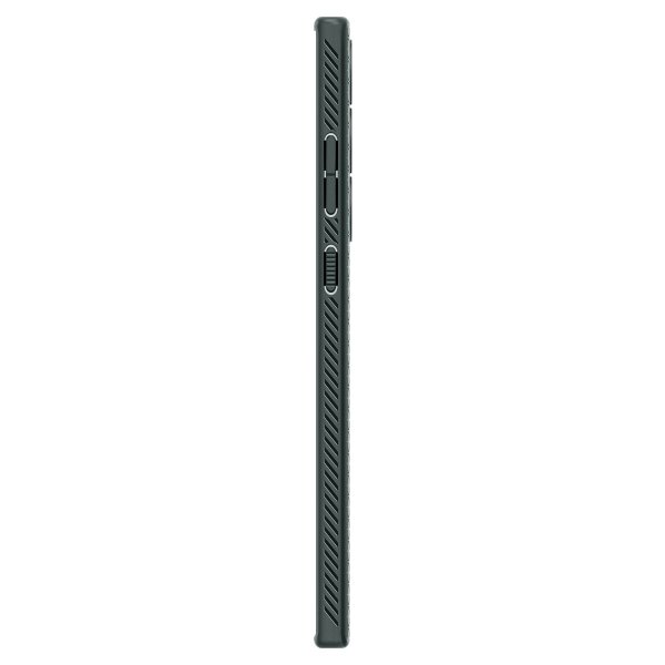 Spigen Samsung Galaxy S23 Ultra -suojakuori Liquid Air Abyss Green