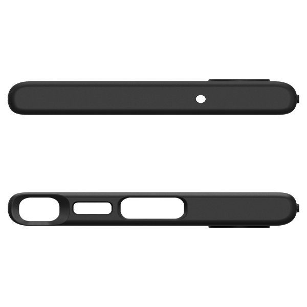 Spigen Samsung Galaxy S23 Ultra -suojakuori, Liquid Air, mattamusta
